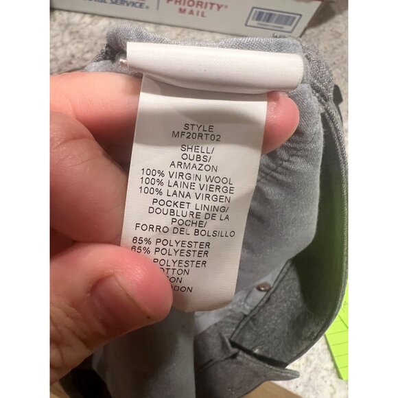 Peter Millar Collection 100% Virgin Wool‎ Mens Pants - Size 34x32 - Picture 5 of 5